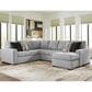 Ashley Lakepoint 2-Piece U-Shaped Sectional with Right-Facing Chaise in Nickel, , large