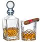 Godinger Silver Whiskey Decanter and Double Old Fashioned Glass Set in Clear, , large