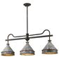 Golden Lighting Jasper Linear Pendant in Antique Black, , large
