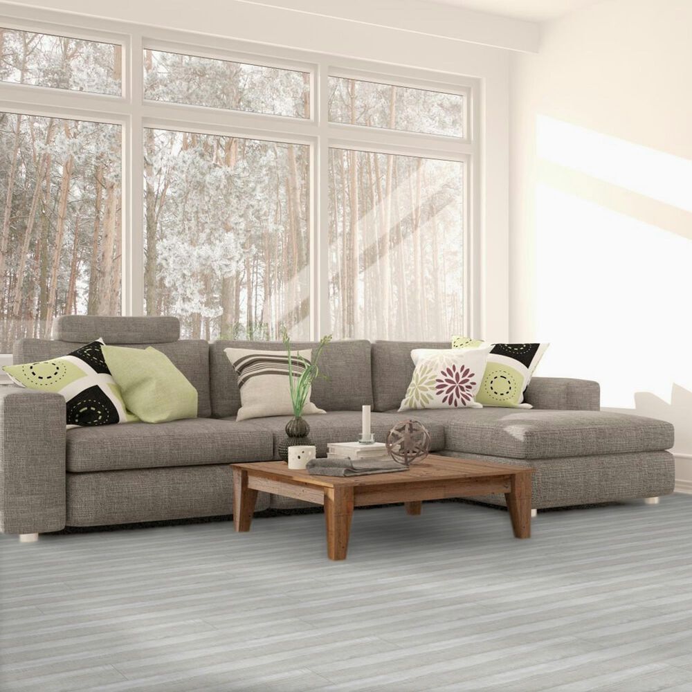 Premier Sawmill Road Snowy 7.25&quot; x 48&quot; Luxury Vinyl Plank, , large