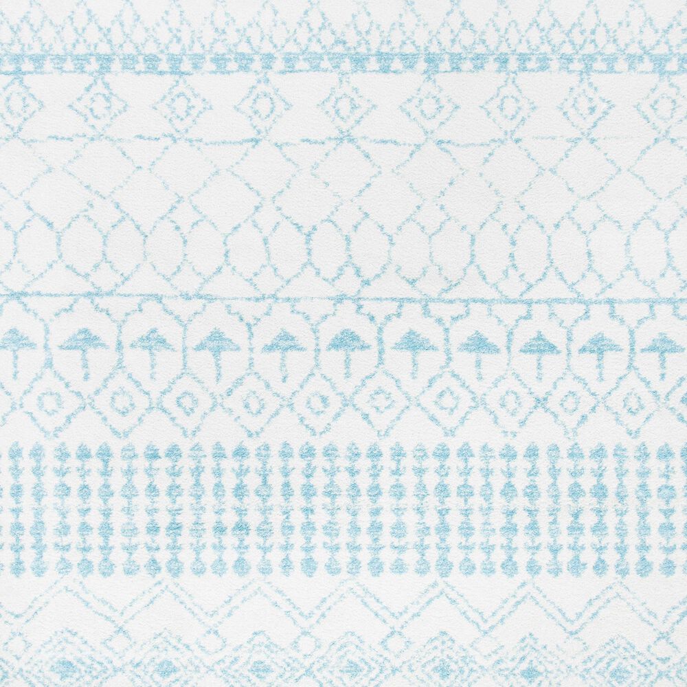 Safavieh Tulum 10&#39; x 13&#39; Ivory and Turquoise Area Rug, , large
