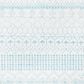 Safavieh Tulum 10" x 13" Ivory and Turquoise Area Rug, , large