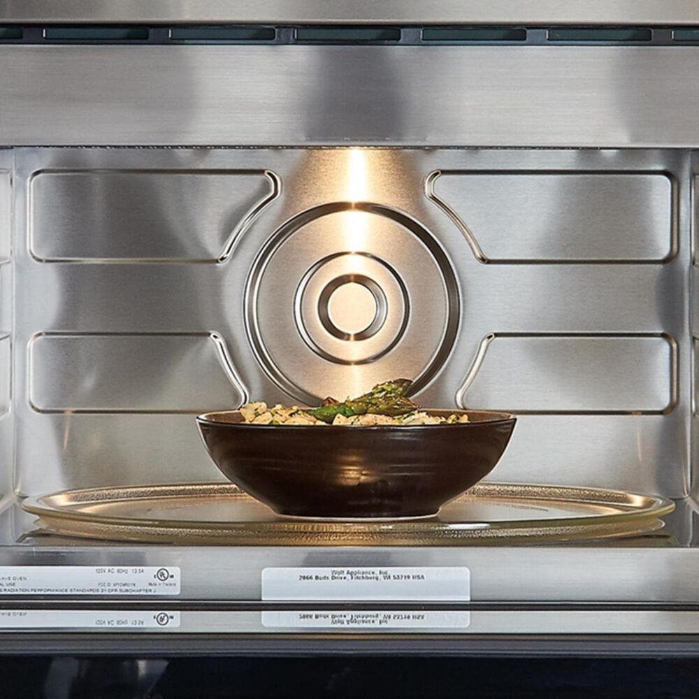 Wolf 30&quot; M Series Transitional Drop-Down Door Microwave Oven in Stainless Steel, , large