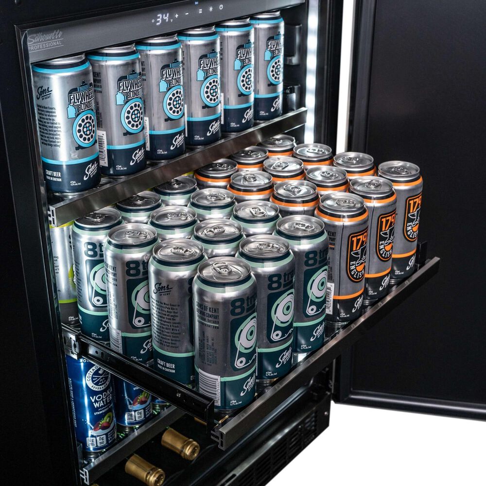 Danby 5.5 Cu. Ft. Built-In Compact Refrigerator in Stainless Steel and Black, , large