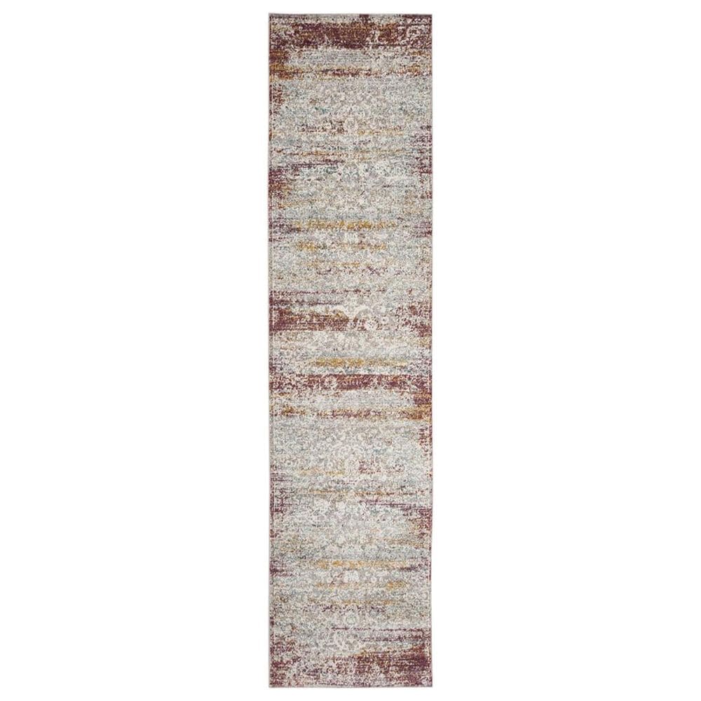 Safavieh Aria ARA156R 2" x 8" Red and Creme Runner, , large