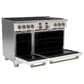 Cafe 8.25 Cu. Ft. Freestanding Dual Fuel Range with Double Oven in Matte White and Brushed Bronze, , large