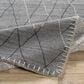 Surya Arlequin 6" x 9" Charcoal, Medium Gray and Black Area Rug, , large