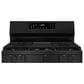GE Appliances 30" Freestanding Gas Convection Range in Black, , large