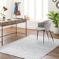 Surya Ariel White and Charcoal 10" x 14 Area Rug, , large