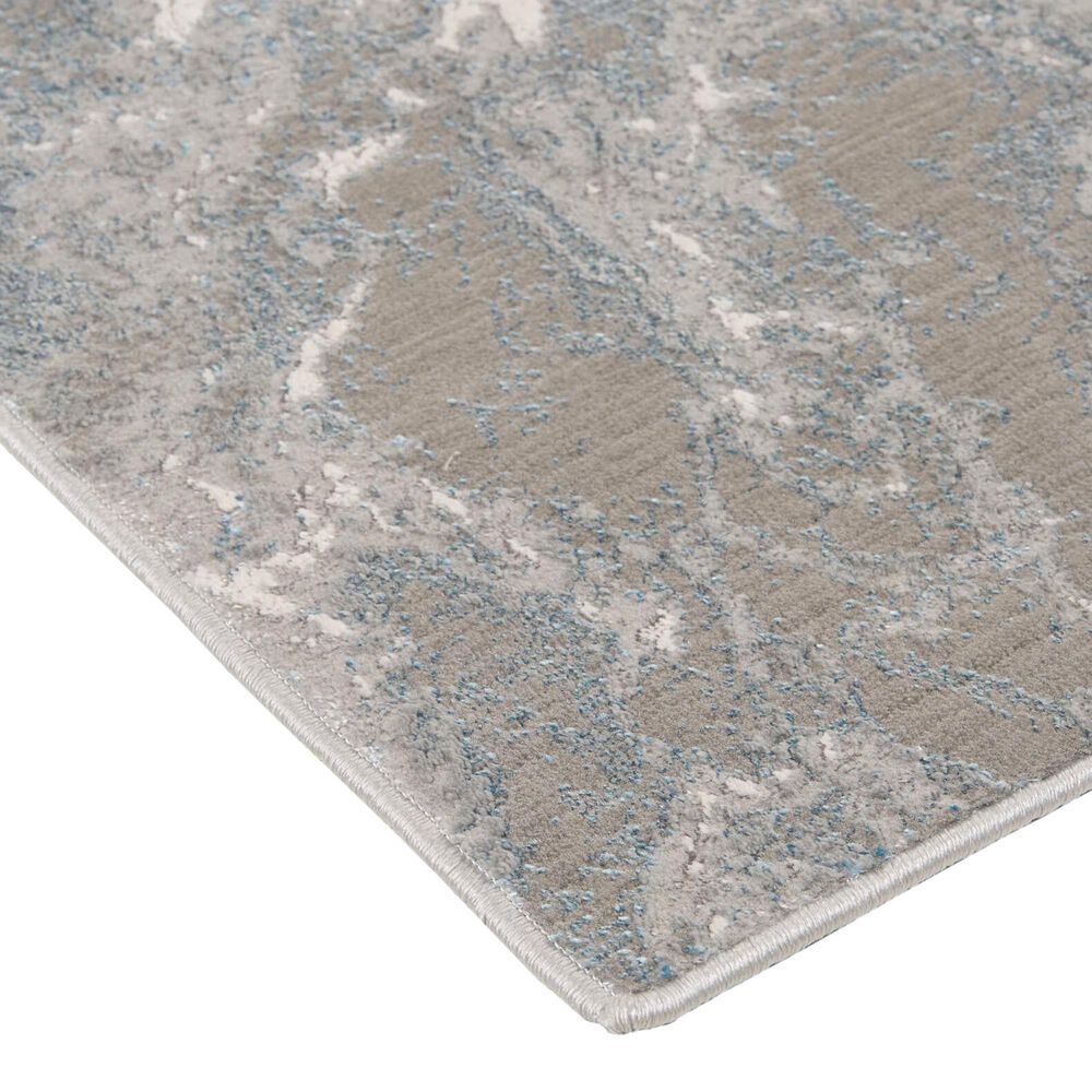 Feizy Azure Gray and Blue 5&#39; x 8&#39; Area Rug, , large
