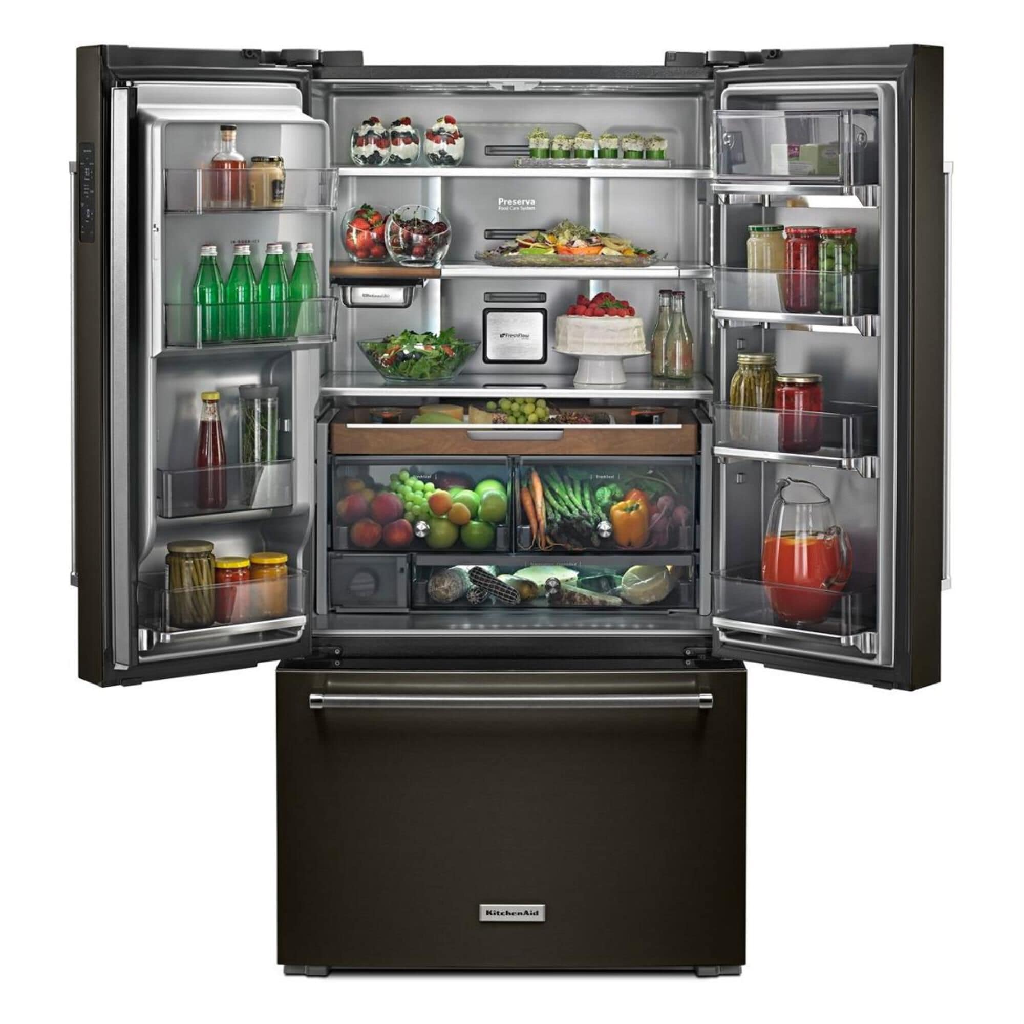 Kitchenaid 23 cu ft best sale refrigerator