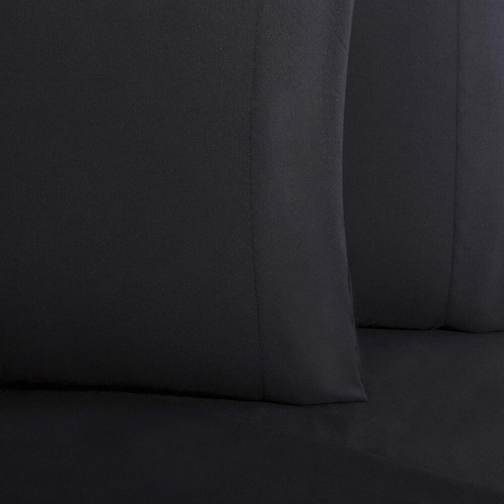 Pem America Truly Soft Everyday 4-Piece Queen Sheet Set in Black, , large
