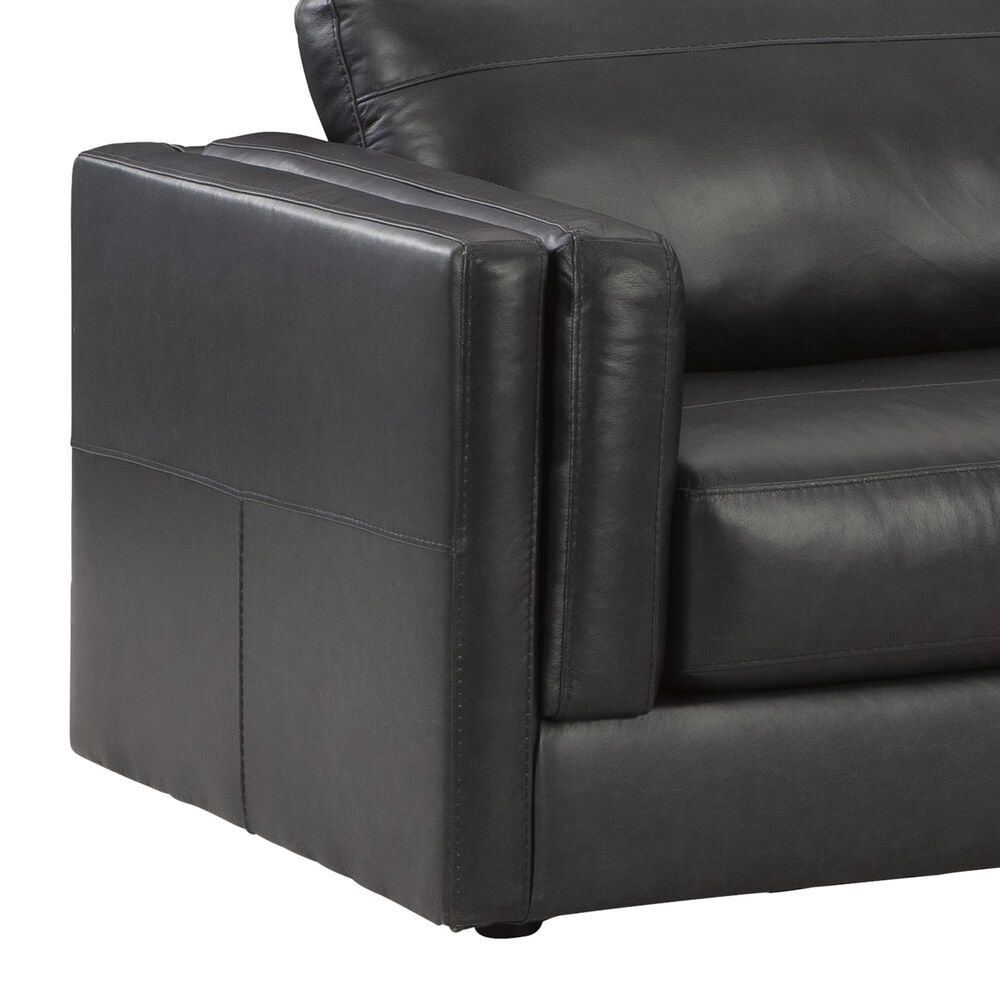 Ashley Amiata Stationary Sofa and Loveseat Set in Onyx, , large