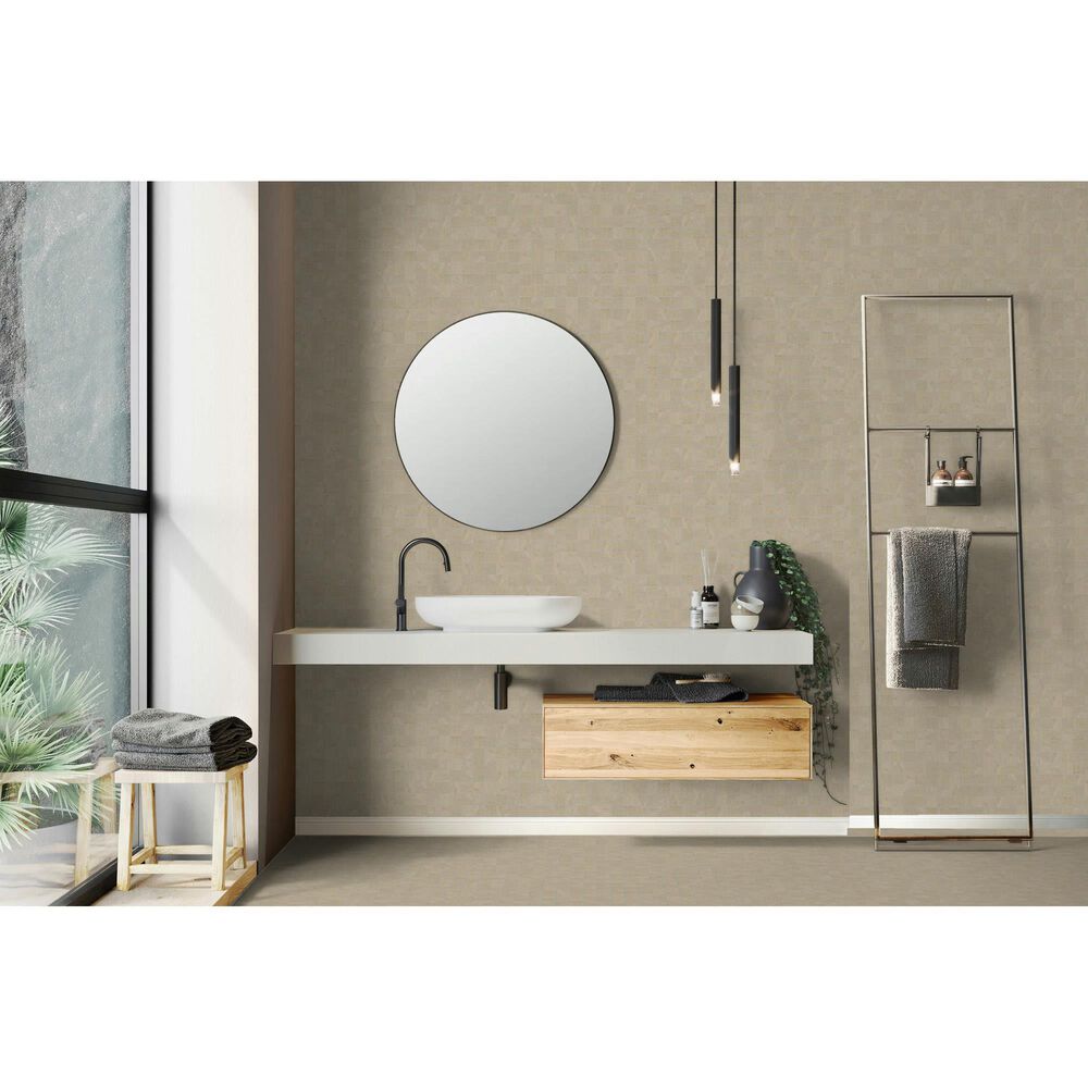 Dal-Tile Exposition Gesso 2" x 2" Straight Joint on 12" x 12" Porcelain Mosaic Sheet, , large