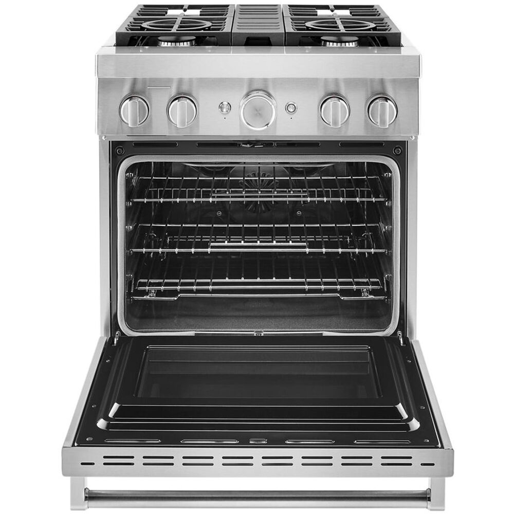 KitchenAid 30&quot; Professional Smart Dual Fuel Range in Stainless Steel, , large