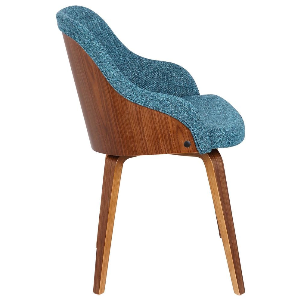 LumiSource Bacci Accent Chair in Teal, , large