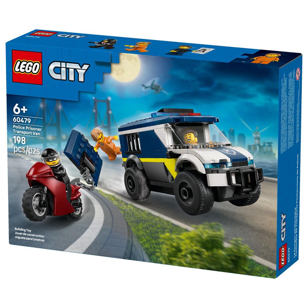 LEGO City Police Prisoner Transport Van Building Set, , large