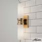 Hunter Lenlock 16" 2-Light Vanity with Cased White Shade in Alturas Gold, , large