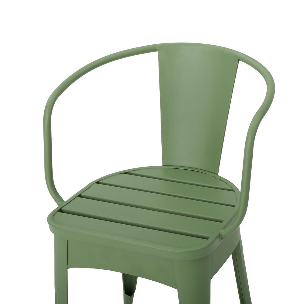 Hearth and Haven Colmar 3-Piece Bistro Set in Green, , large
