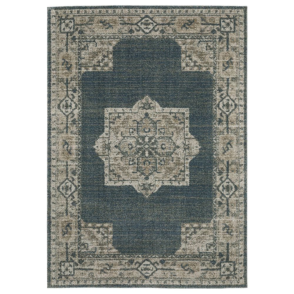 Oriental Weavers Alton 3"3" x 5" Blue and Beige Area Rug, , large