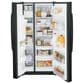 GE Appliances 23 Cu. Ft. Side by Side Refrigerator with External Dispenser in Black, , large