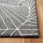 Safavieh Micro-Loop Geometric 8" x 10" Grey and Ivory Area Rug, , large