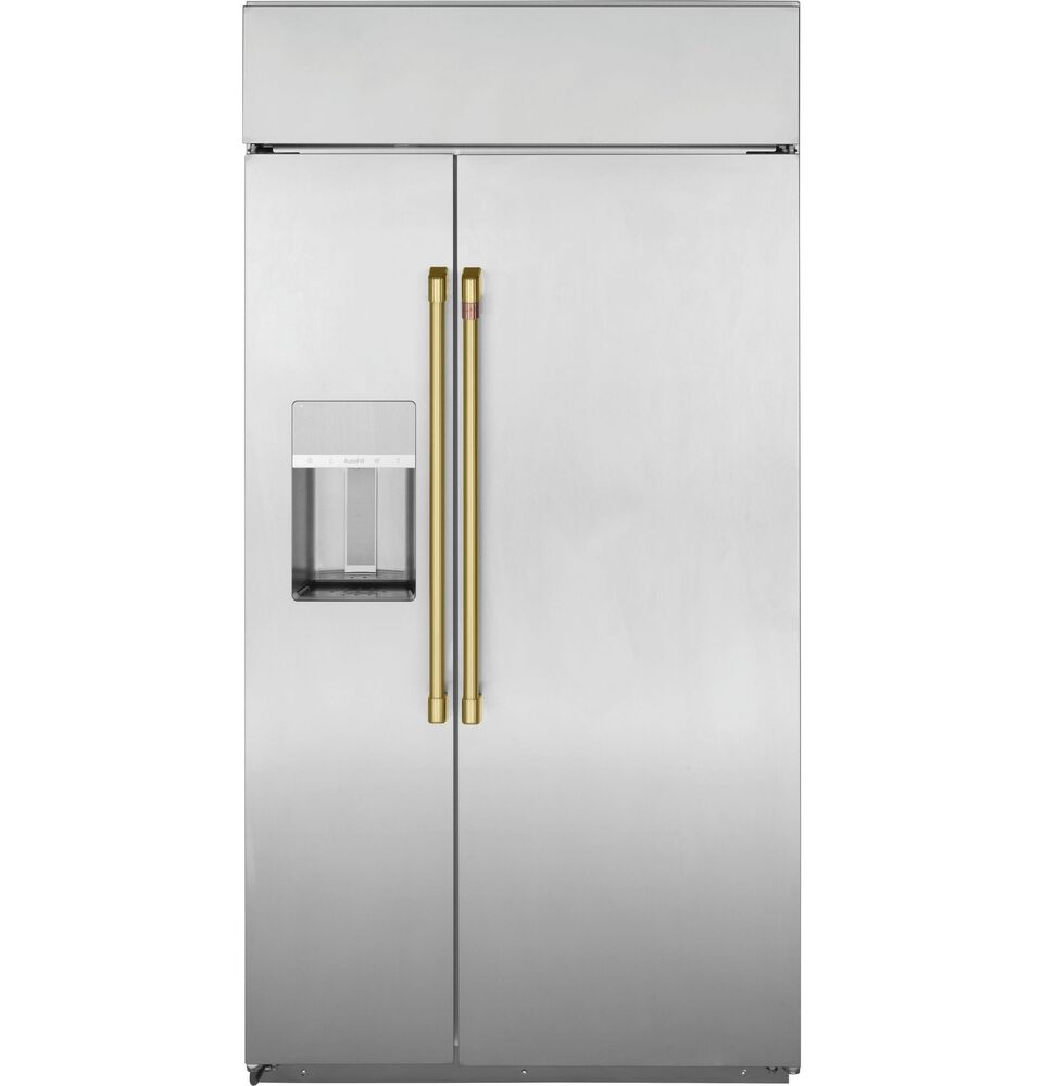 Cafe CAFE REFRIGERATION HANDLE KIT - BRUSHED BRASS, , large