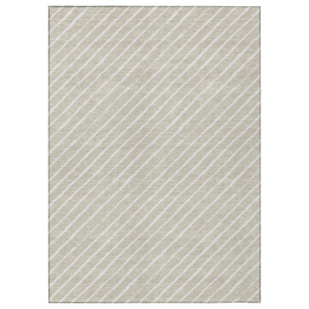 Dalyn Rug Company Wonderland WN27 5" x 7"6" Beige Indoor/Outdoor Area Rug, , large