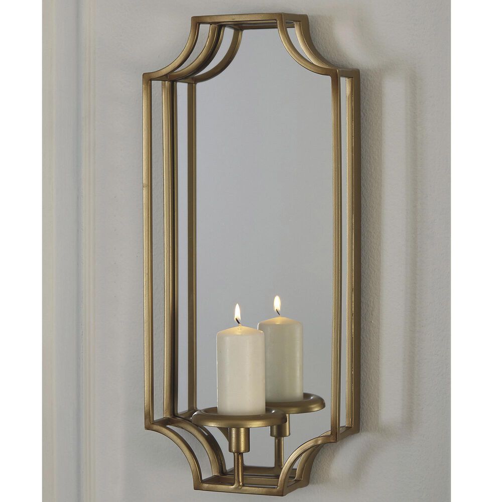 Ashley Dumi Wall Sconce in Gold, , large