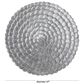 Maple and Jade 47" x 47" Round Plate Carved Radial Home Wall Decor in Silver, , large