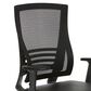 OSP Home Office Chair with Black Cushion with Chrome Finish, , large