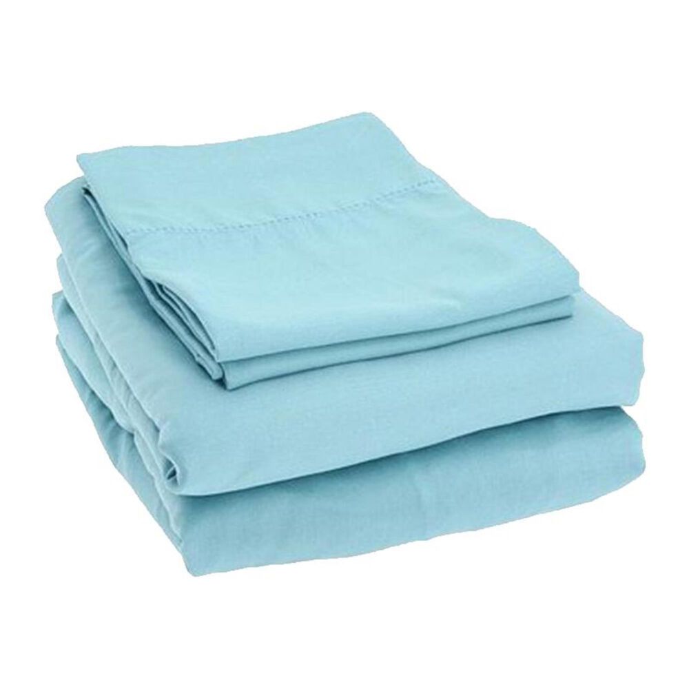 Caro Home Bamboo Queen Sheet Set in Sea Grass, , large