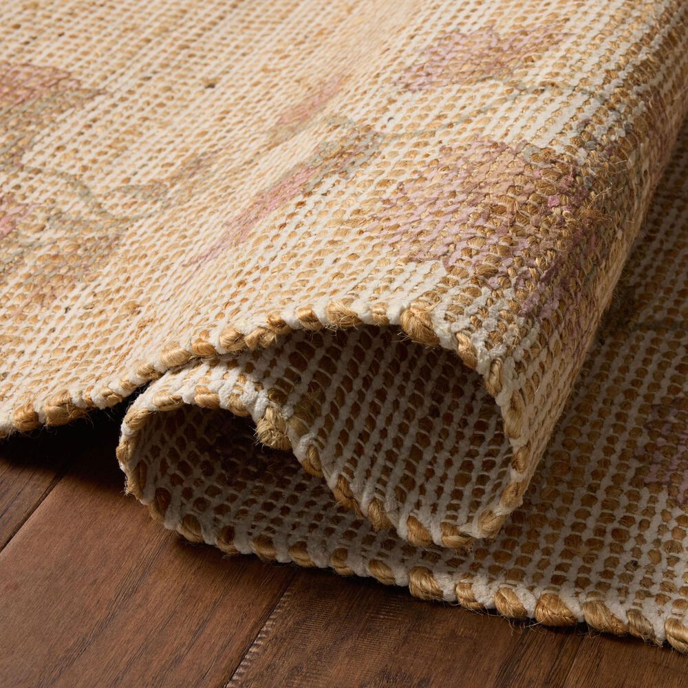 Chris Loves Julia x Loloi Rue Natural and Multicolor 8'6" x 11'6" Area Rug, , large