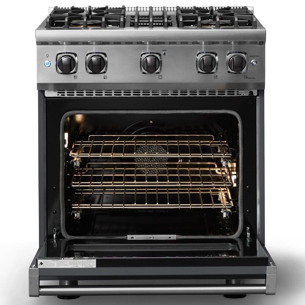 Viking Range 5 Series 30" Sealed Burner Gas Range in Cast Black, , large