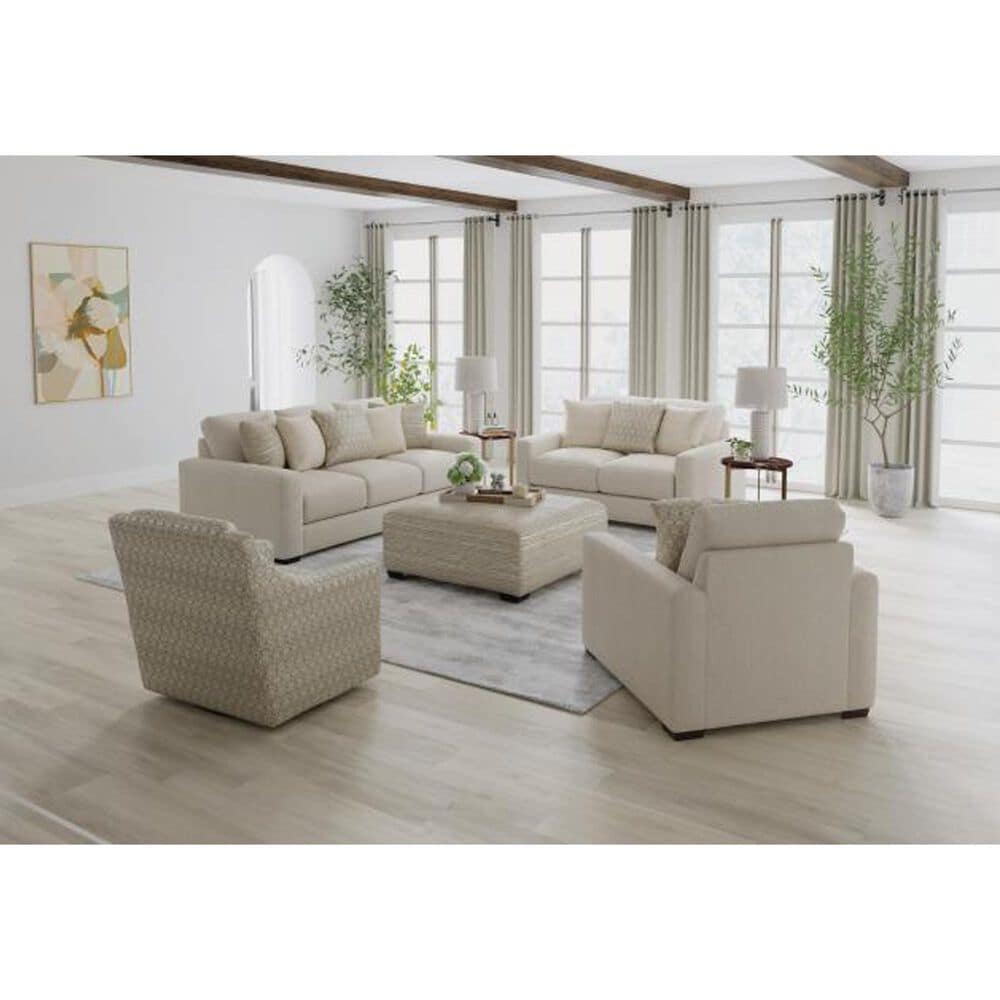 Hartsfield Hyde Park Swivel Chair in Porcelain, , large