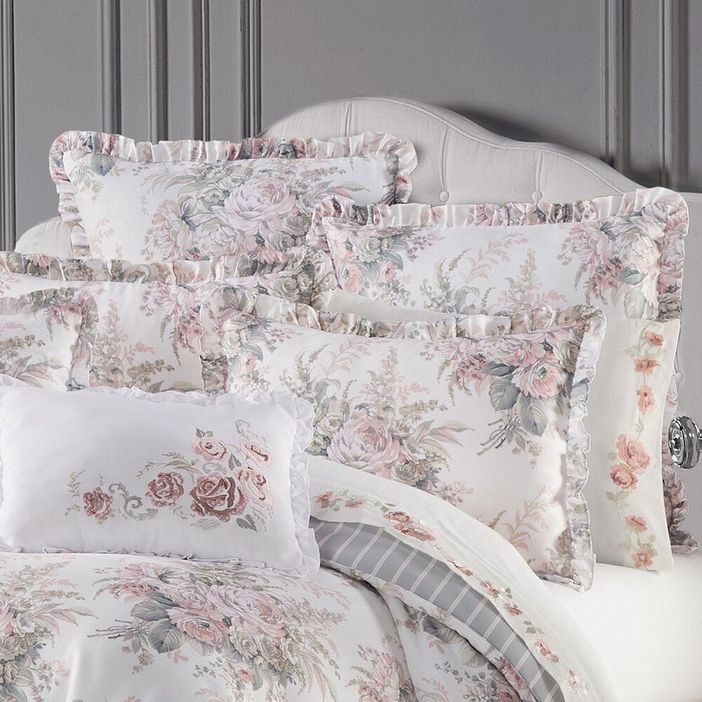 J. Queen New York Estelle 26&quot; Square Euro Pillow Sham in Blush, , large
