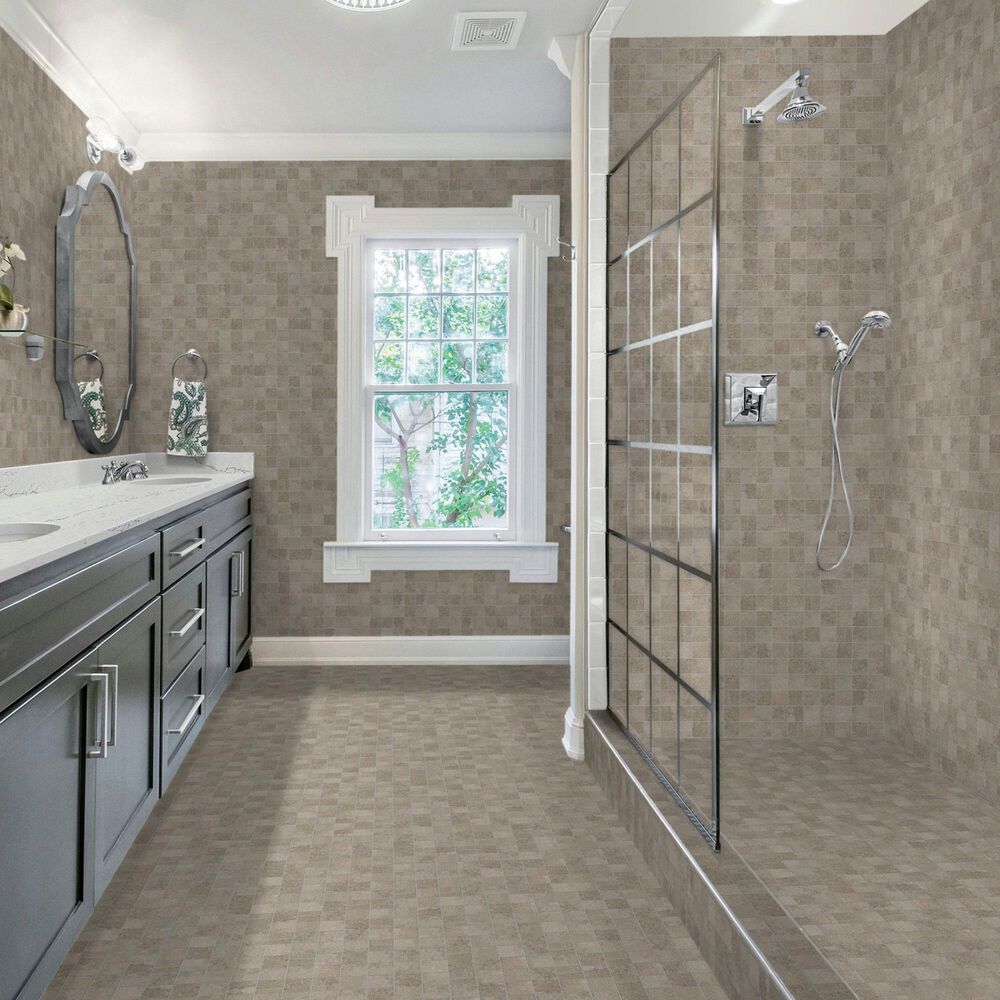 Dal-Tile Haddonstone Atlas 2" x 2" on 12" x 12" Porcelain Mosaic Sheet, , large