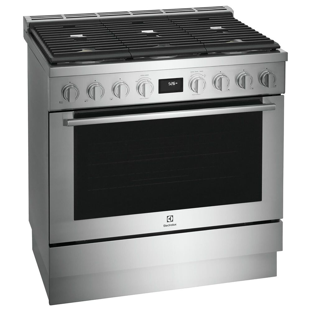 Electrolux 36&quot; Dual-Fuel Freestanding Range with True Convection in Stainless Steel, , large