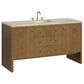 James Martin Hudson 60" Single Bathroom Vanity in Honey Oak with 3 cm Tajnar Eclos Top, Rectangular Sink and FreePower Wireless Charger, , large