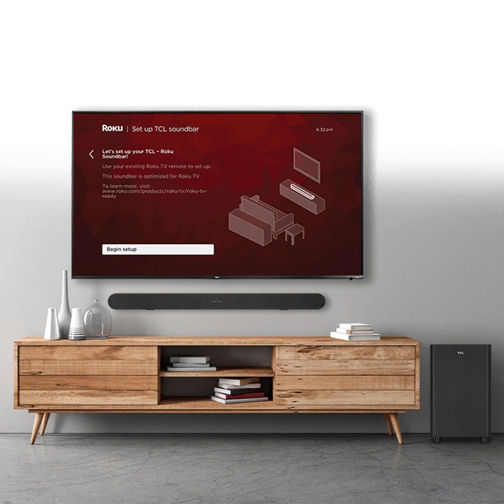 TCL 32&quot; Class 3-Series 720p LED UHD HDR - Smart Roku TV with Alto 6+ 2.1 Channel Soundbar, , large