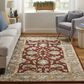 Feizy Prescott 5" x 8" Rust and Beige Area Rug, , large