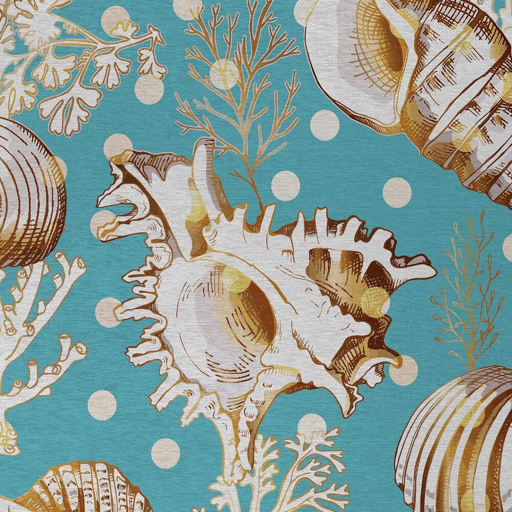 Dalyn Rug Company Seabreeze SZ6 2&#39;3&quot; x 7&#39;6&quot; Teal Runner, , large