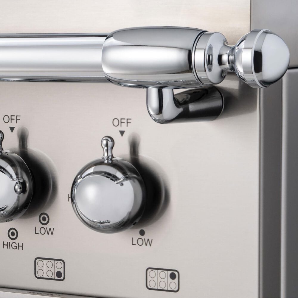 Bertazzoni Heritage 7 Cu. Ft. Freestanding Electric Range in Stainless Steel, , large