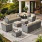 HOMLUX 12-Piece Patio Conversation Set in Beige, , large