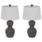 Cal Lighting Tuscaloosa Table Lamp in Matte Black and Gold (Set of 2), , large