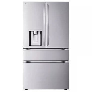 LG 28.6 Cu. Ft. 4-Door French Door with Dual Handles Refrigerator in PrintProof Stainless Steel, , large