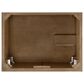 37B Heston 30" Single Bathroom Vanity in Kona with White Composite Stone Top and Backsplash, , large