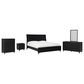 Ashley Danziar 5-Piece Queen Bedroom Set in Matte Black, , large