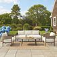 Zuo Modern Foret Patio Coffee Table in Brown, , large