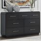 Millenium Rowanbeck 7-Drawer Dresser in Black, , large